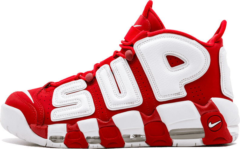Supreme x Nike Air More Uptempo Red