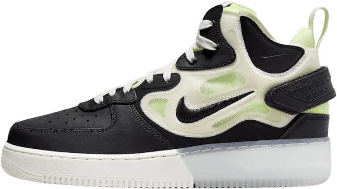 Nike Air Force 1 Mid React Black Neon
