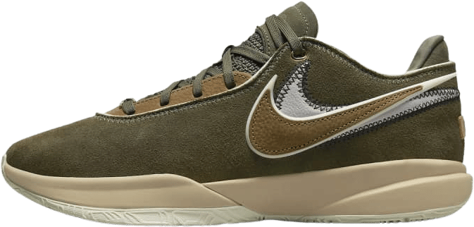 Nike LeBron 20 Olive Suede