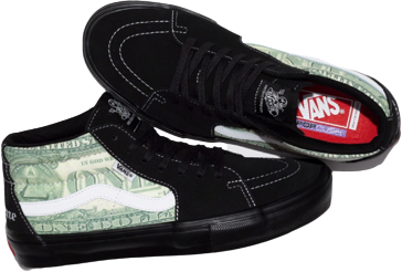 Supreme x Vans Money Skate Grosso Mid Black