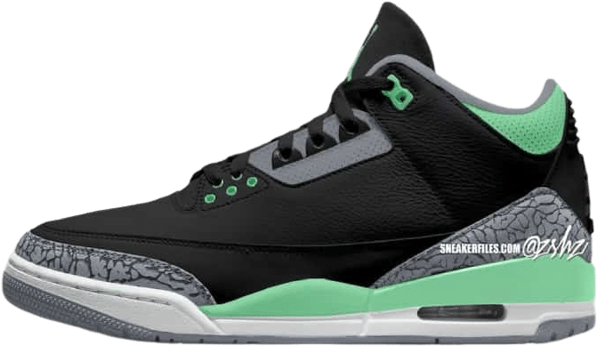 Air Jordan 3 Green Glow