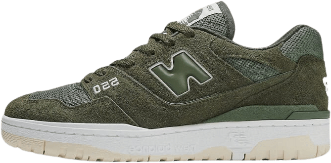 New Balance 550 Olive Suede