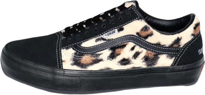 Supreme x Vans Old Skool Black Leopard